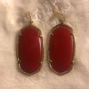 Kendra Scott Ruby Red Earrings